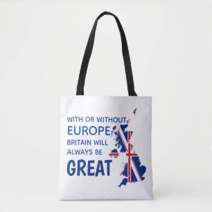 GREAT BRITAIN BREXIT EUROPE TOTE BAG