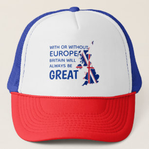 GREAT BRITAIN BREXIT EUROPE TRUCKER HAT