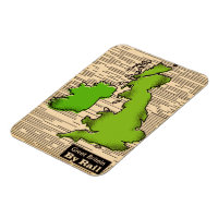 Great Britain By Rail travel poster