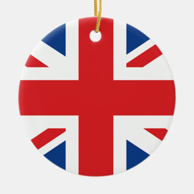 Great Britain Ceramic Ornament (Front)