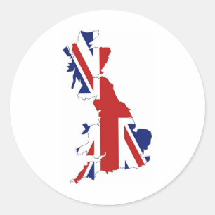 Great Britain Classic Round Sticker
