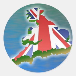 Great Britain Classic Round Sticker