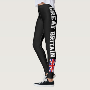 Great Britain English flag workout fitness yoga Leggings