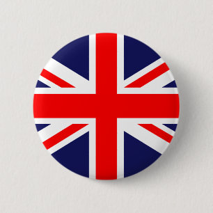 Great Britain Flag 6 Cm Round Badge