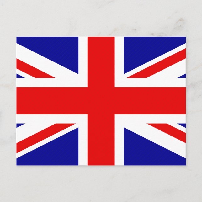 Great Britain Flag Postcard (Front)