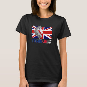 Great Britain Flag Team UK British Union Jack Lion T-Shirt
