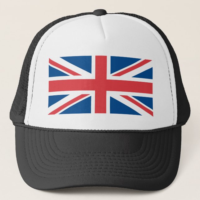 GREAT BRITAIN FLAG TRUCKER HAT (Front)