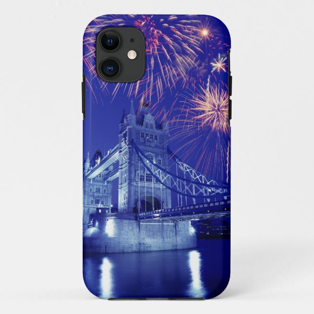 Great Britain, London. Fireworks over the Tower Case-Mate iPhone Case (Back)
