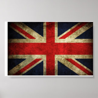 Great Britain UK flag Poster