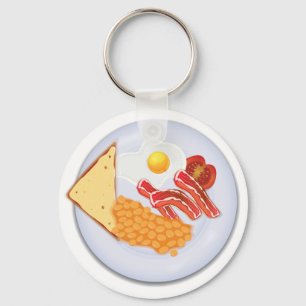 Great British Breakfast Key Ring