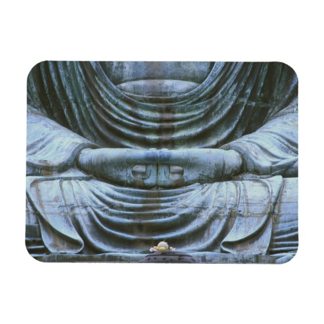 Great Buddha Detail, Kotokuji Temple, Kamakura, 2 Magnet (Horizontal)