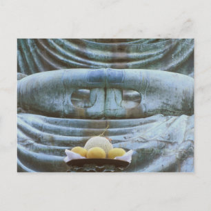 Great Buddha Detail, Kotokuji Temple, Kamakura, Postcard