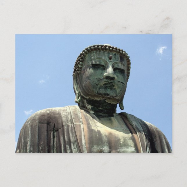 great buddha face postcard (Front)