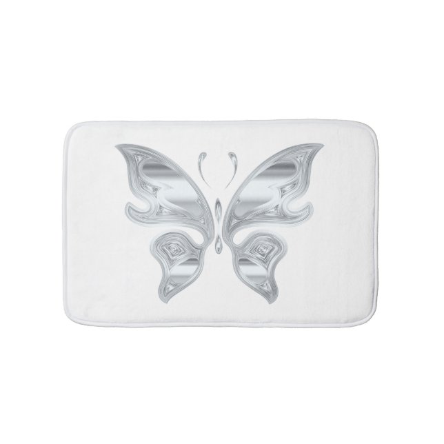 great butterfly design bath mat (Front)