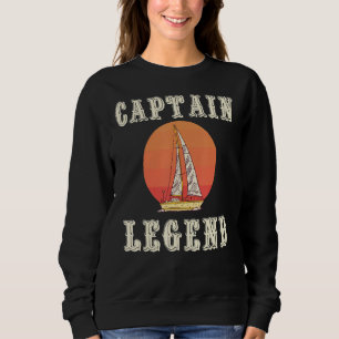 Great Captain Legend Sailing Apparel Sail Boat Ski Sweatshirt