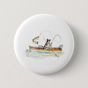 Great Catch! 6 Cm Round Badge