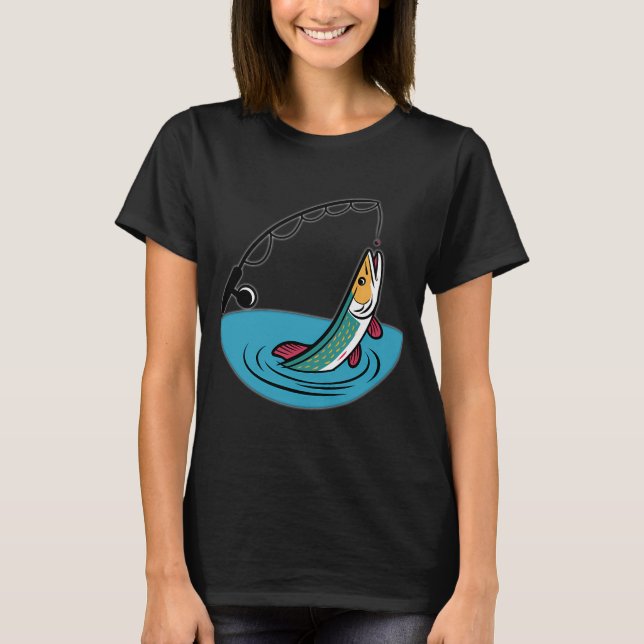 Great catch of pike T-Shirt (Front)