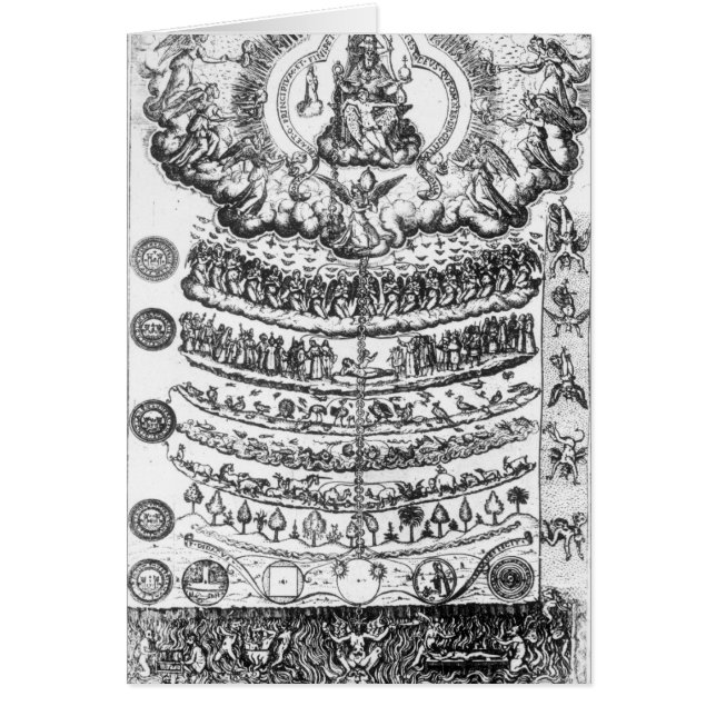 Great Chain of Being from 'Retorica Christiana' (Front)