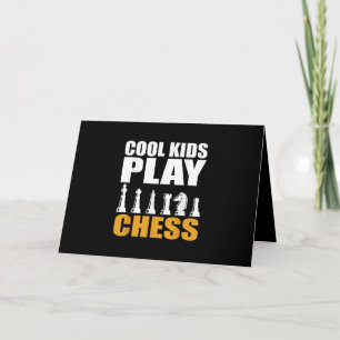 Great Chess Kids Chess Piece Girls Boys Card