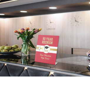 Great Choice! Any year Class Reunion Pedestal Sign