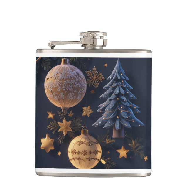 Great Christmas_Flasks Hip Flask (Front)
