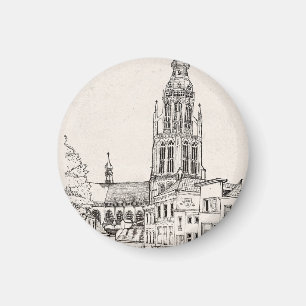 Great Church Breda Cityscape Netherlands Magnet