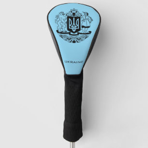 Great Coat of Arms of Ukraine Monochrome Fine Art Golf Head Cover