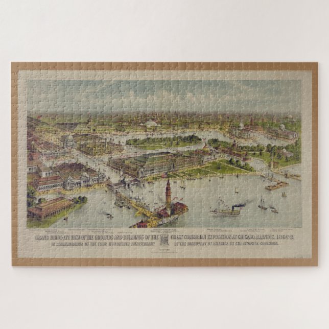 Great Columbian Exposition at Chicago, 1892-1893 Jigsaw Puzzle (Horizontal)