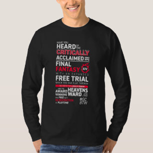 Great Community By The Way Gcbtw Promo Mmo Ff14 Ff T-Shirt