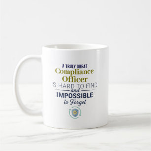Great Compliance Officer Personalised Name Gift Coffee Mug