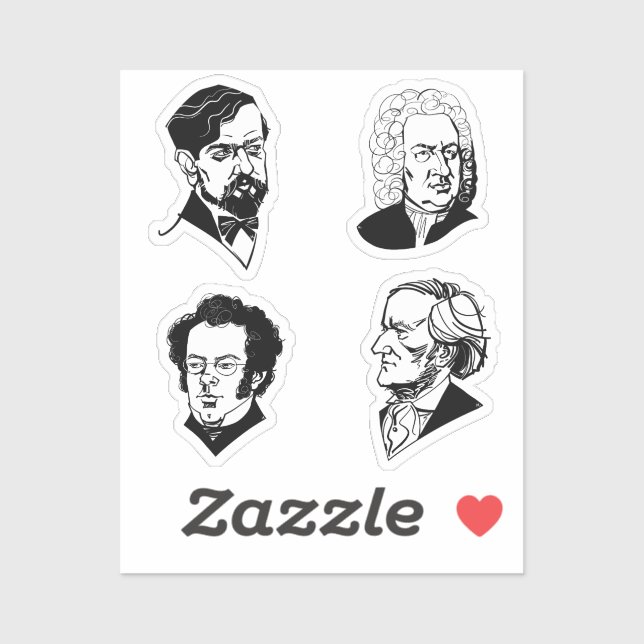 Great composers - set 8 - (Sheet)