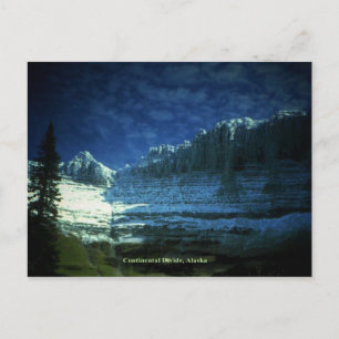 Great Continental Divide in Alaska Postcard