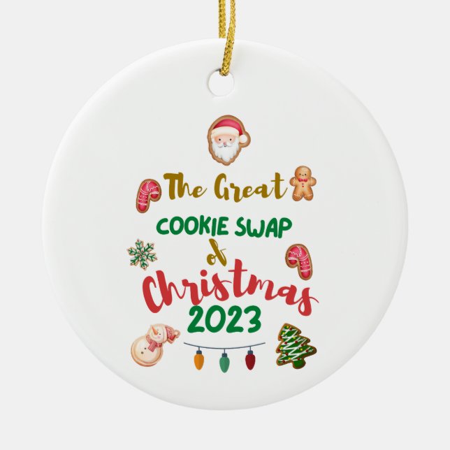 Great Cookie Swap 2023 Ornament (Front)