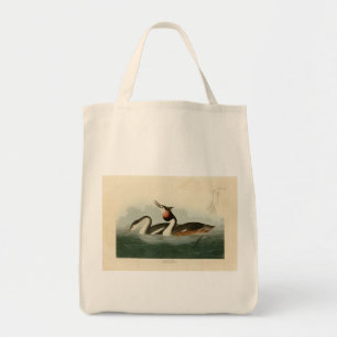 Great Crested Grebe - Audubon's Birds of America Tote Bag