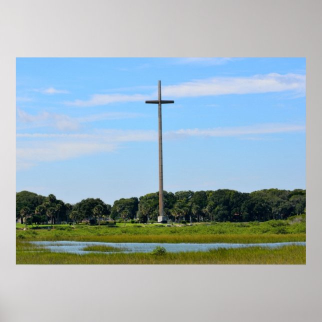 Great Cross at St. Augustine, Florida Poster (Front)