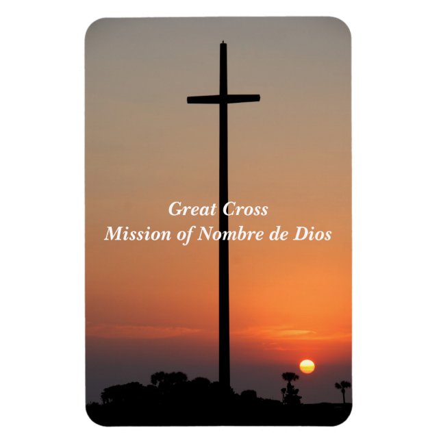 Great Cross Mission of Nombre de Dios Magnet (Vertical)