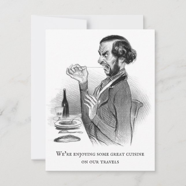 Great Cuisine - Flat Holiday Card (Front)
