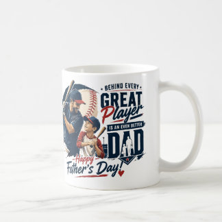 Great Dad Base ball trendy custom Design Coffee Mug
