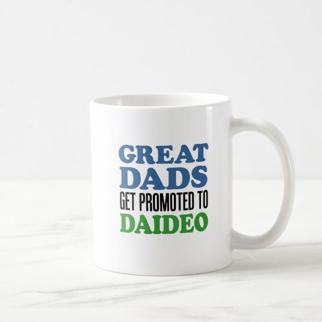 Great Dads Get Promoted To Daideo Irish Grandpa Coffee Mug (Right)