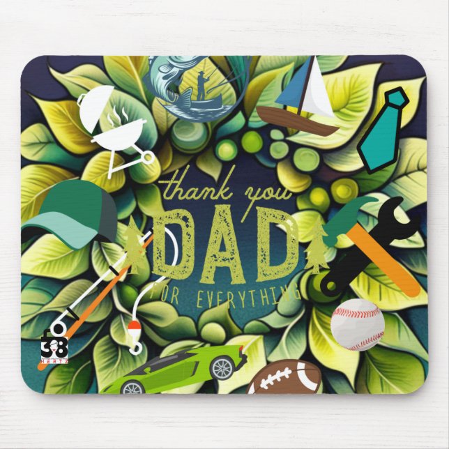 Great Dads Mouse Pad (Front)