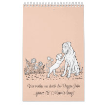 Great Dane 18-Month Colouring Personalised