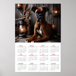 Great Dane 2025 Calendar  Poster