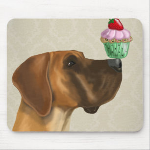 Great Dane and Cupcake Mouse Pad