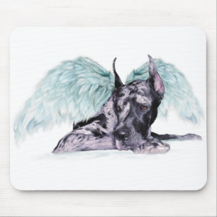 Great Dane Angel Merle Mouse Pad