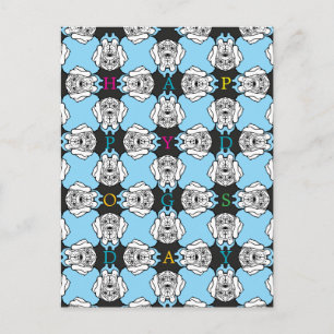 Great Dane Birthday Postcard