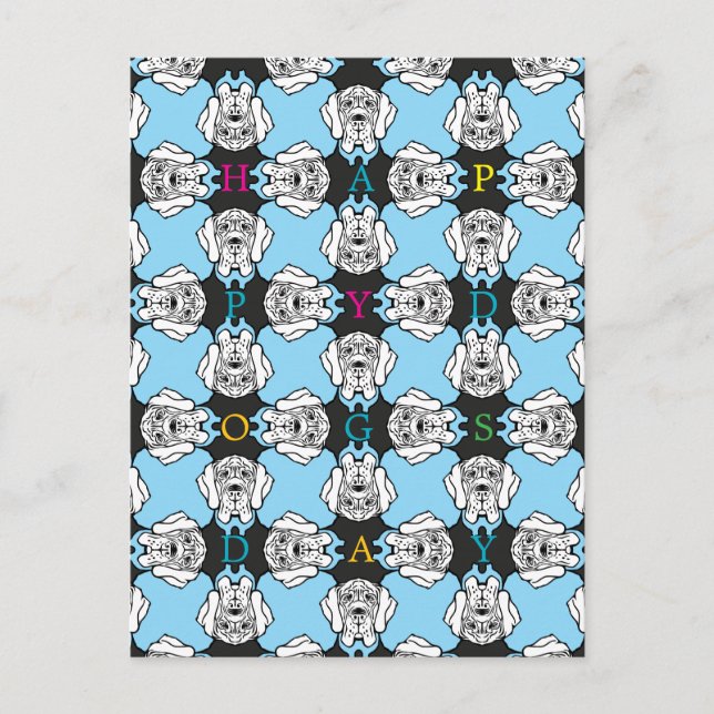 Great Dane Birthday  Postcard (Front)
