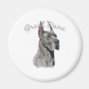 Great Dane (blue) Dad 2 Magnet