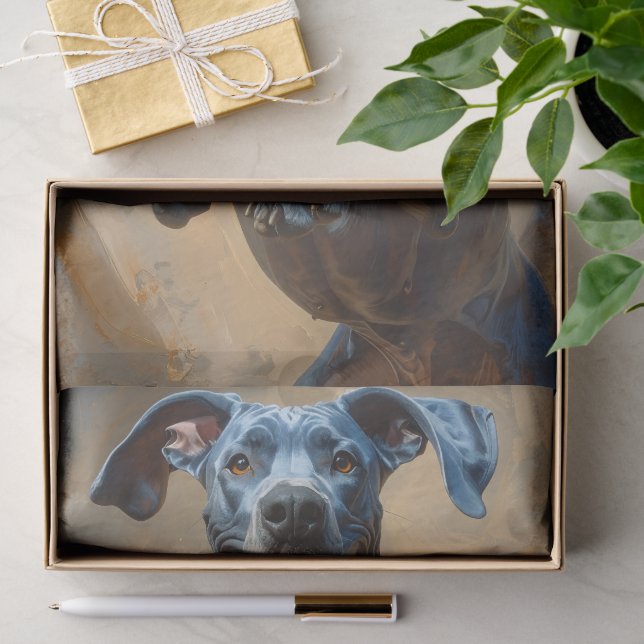Great Dane blue   Tissue Paper (Gift)