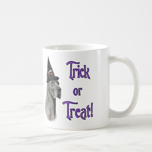 Great Dane (blue) Trick Coffee Mug (Right)