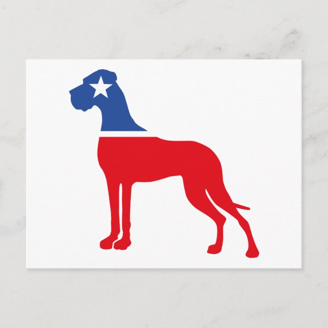 Great Dane breeder identity Postcard (Front)